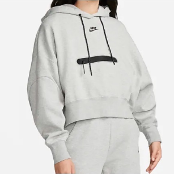Sportswear Tech Fleece Over-Oversized Crop Pullover Hoodie - Picture 2 of 4